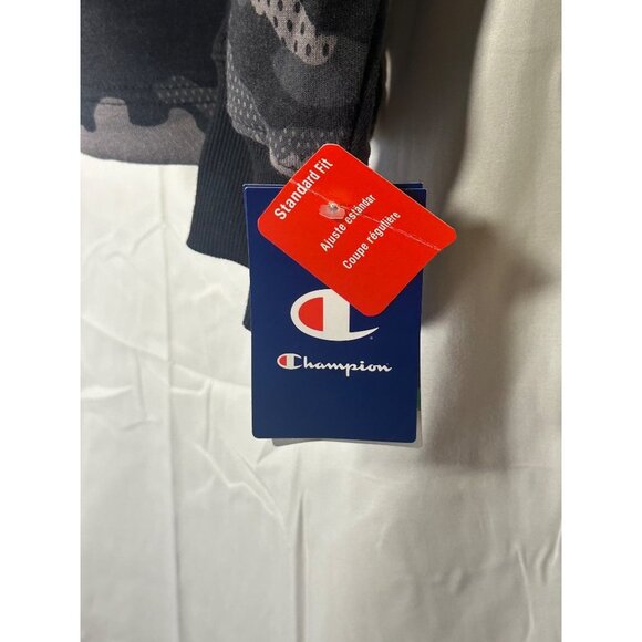 Champion Men's Camo Crewneck Sweatshirt Wolf Logo Pullover, Size S, NWT - Picture 7 of 7